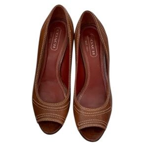 Coach Vintage Leather Heels